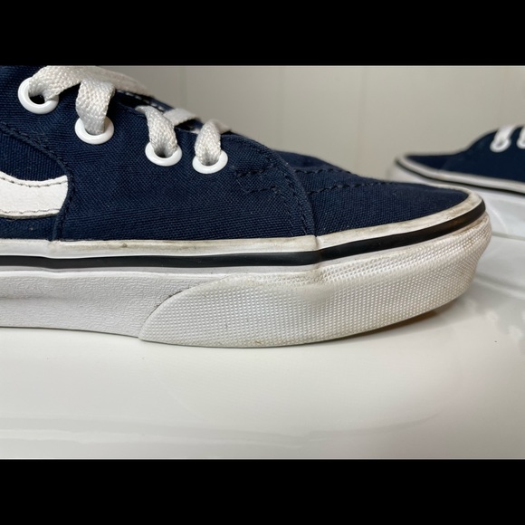 Vans Sk8-Hi Sneakers High Tops Skate Shoes Blue/White Women’s Size 9 Men’s 7.5 - Picture 9 of 13